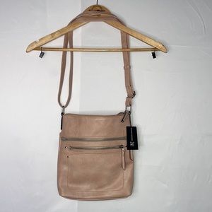 Inc Core Dusty Rose Purse Multiple Pouch/zipper adjustable cross body strap